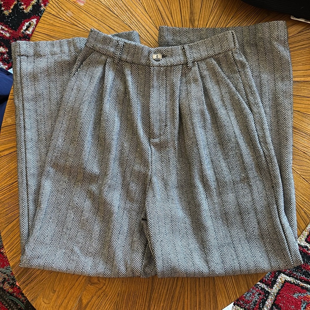 High waisted flare dress Pants